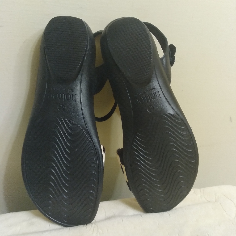 Womens HOTTER Sandals, Size 9, New, English Made, Animal Skin, No Blemishes - Picture 9 of 16